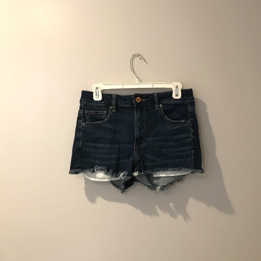 American eagle super stretch denim shorts